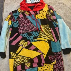 Disney Red and Black Nightmare Before Christmas Hoodie